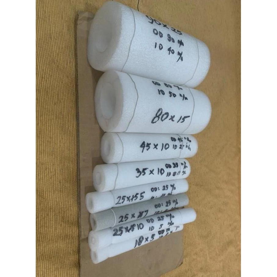 Busa Pembungkus Pipa AC Insulation Foam Isolasi Tape busa pipa besi