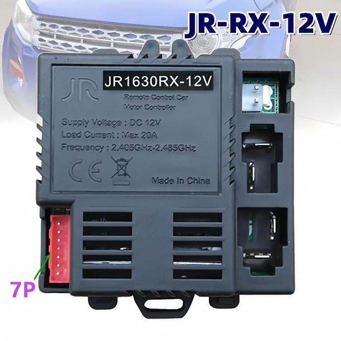Receiver Remot Mobil Aki Jr-Rx-12V Socket B 7Pin Receiver Mobil Aki 12V Mainan Rc Mobil Elektrik Rec