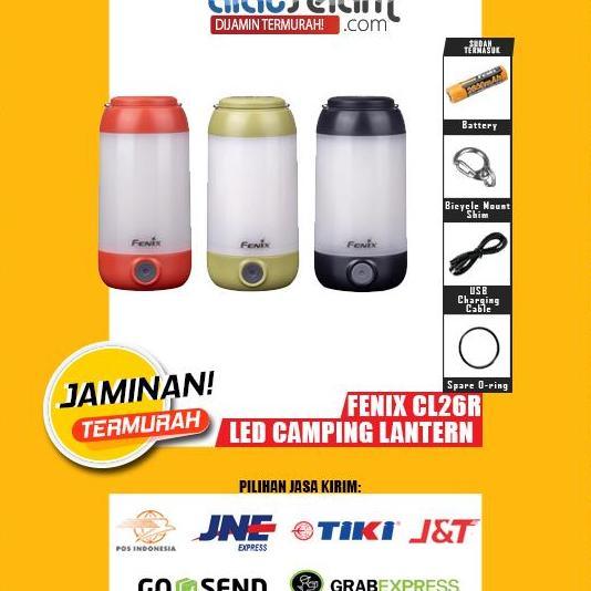 Senter Hiking Senter Camping Senter Climb Fenix Cl26R 400 Lumens