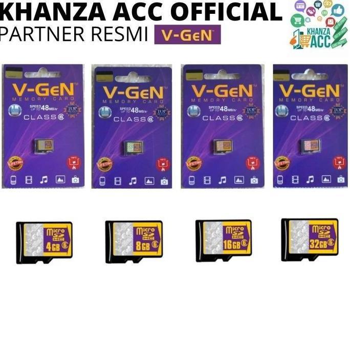 KHANZAACC PROMO EXLUSIVE MEMORI HP 4GB 8GB 16GB 32GB MICRO SD VGEN