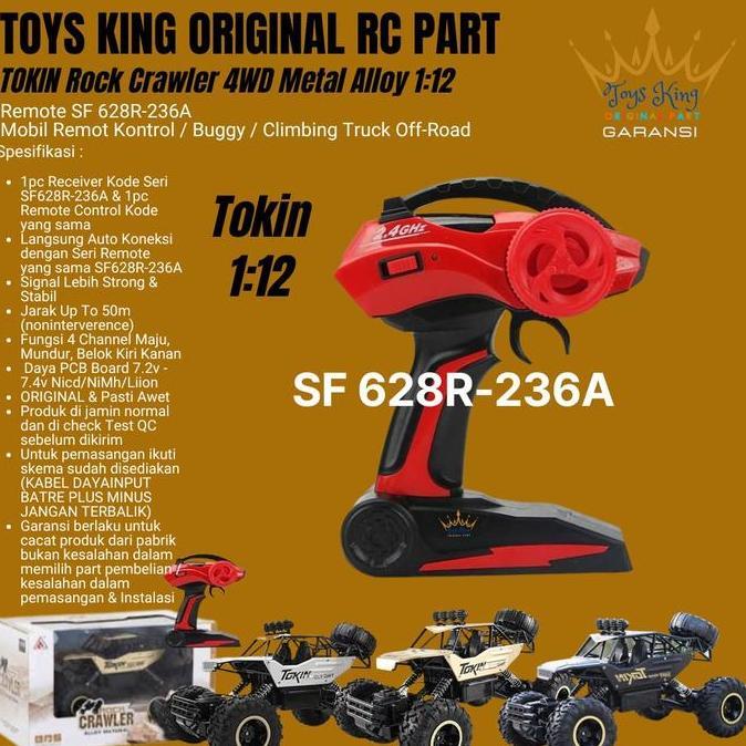Combo Receiver Board Pcb Modul Sf 628R-236A Rc Tokin Rock Crawler 4Wd Metal 1:12 Toys King Original 