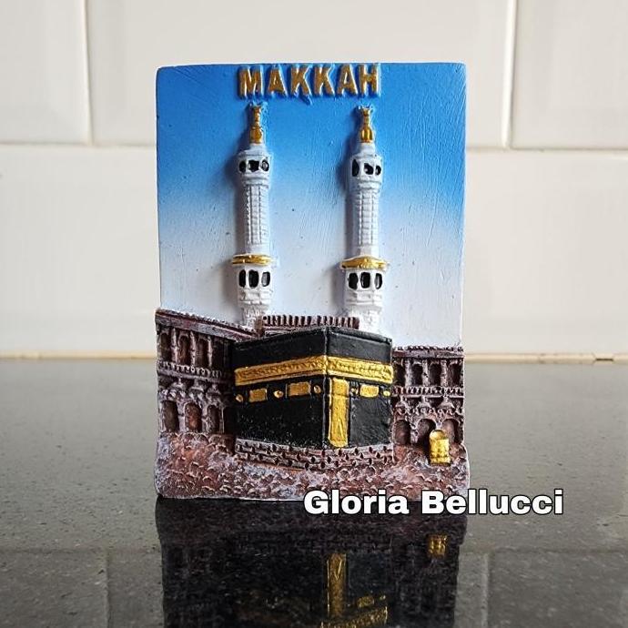 SOUVENIR MAGNET KULKAS NEGARA ARAB SAUDI MEKKAH MAKKAH KABAH