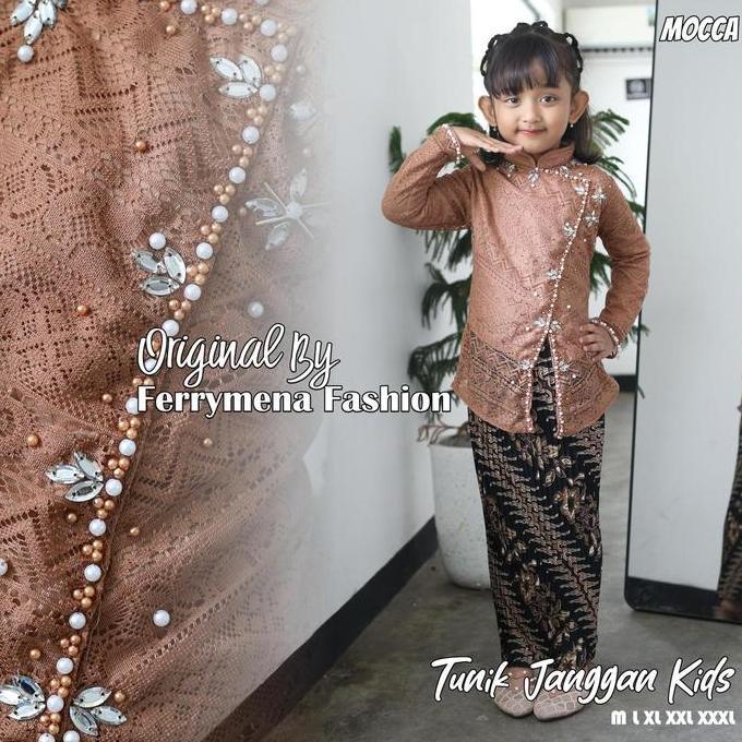[New Arrival] Stelan Kebaya Janggan Anak Anak Perempuan Kebaya Perpisahan Anak Anak Sekolah SD AS