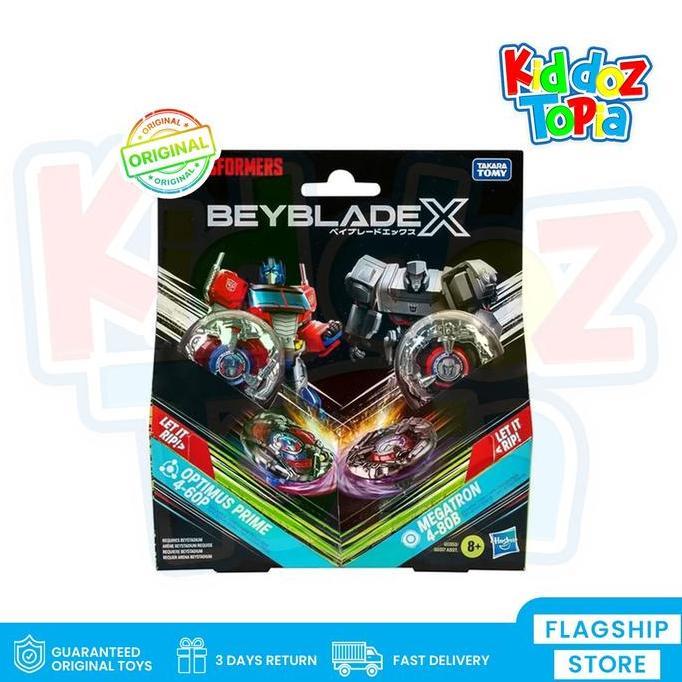 TAKARA TOMY Beyblade X S1 BXG36 BXG 36 Transformers Optimus Prime vs Megatron 982456 GLC
