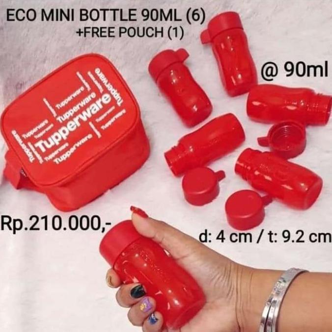 Eco mini 90ml botol tupperware mini