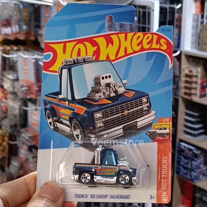 Hotwheels 1:64 Tooned 1983 Chevy Silverado [Original Mattel] SNI