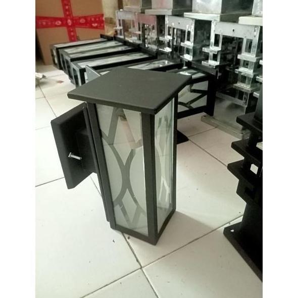 Lampu Dinding Minimalis Outdoor Indoor_ORI KACA MOTIF HIAS WELL_Teras