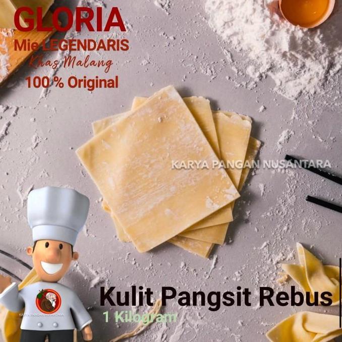 KULIT PANGSIT GLORIA MALANG KULIT PANGSIT REBUS KULIT PANGSIT MIE 1KG