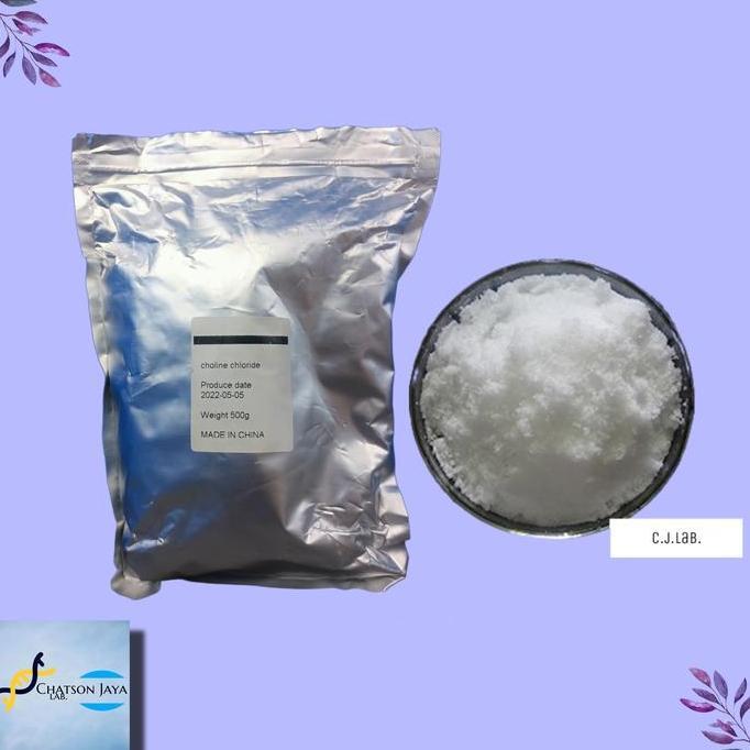 Choline Chloride Powder 99% 20 Gr - Kolin Klorida Bubuk 99% 20 Gr New