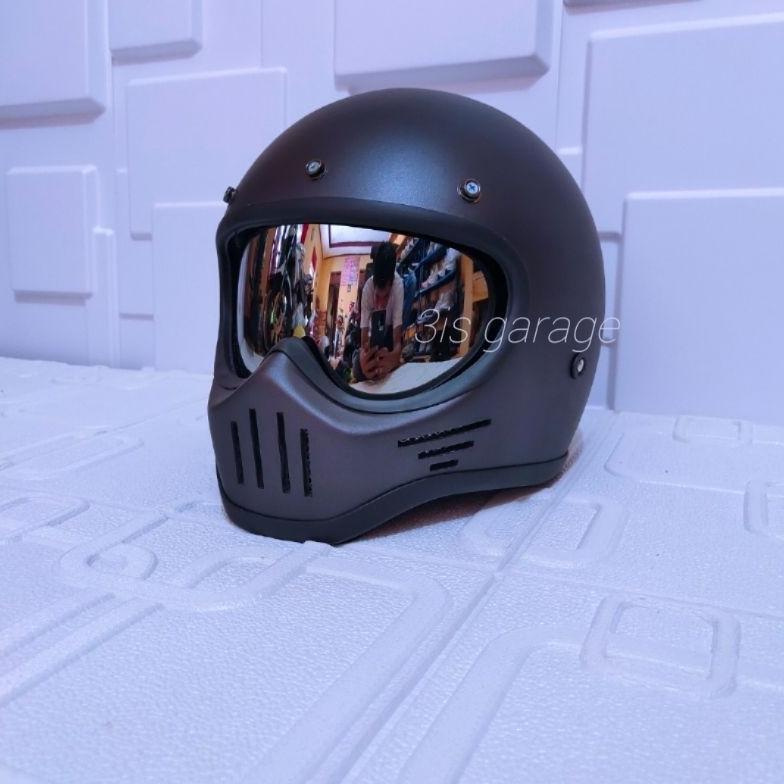 HELM CUSTOM SIMPSON M30 CAKIL RETRO FULL FACE CLASSIC