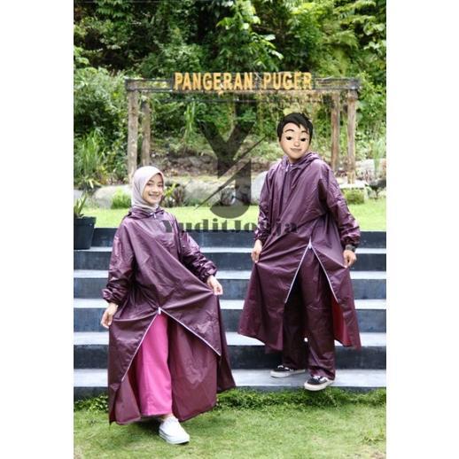 Jas Hujan Gamis + Celana untuk Wanita dan Pria