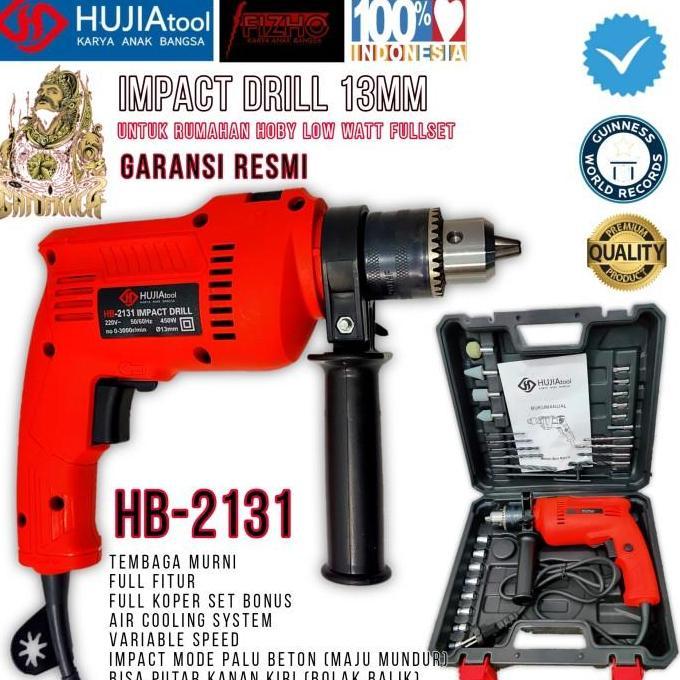 promo mesin 10mm bor komplit koper uchiha uciha uc126 tangan listrik