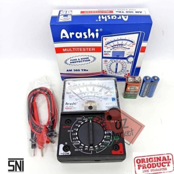 Multitester Analog AM 360 TRn / Multitester Manual ARASHI - SNI