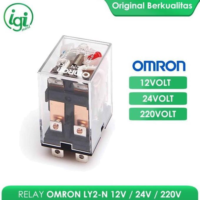 RELAY LY2 12V OMRON / RELAY LY2N 24V OMR / RELAY LY2-N 220V 8 PIN