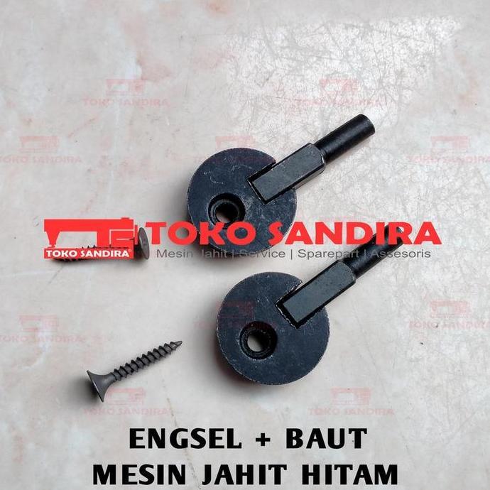 2 PCS ENGSEL MEJA MESIN JAHIT TRADISIONAL BUTTERFLY-SINGER-STANDAR