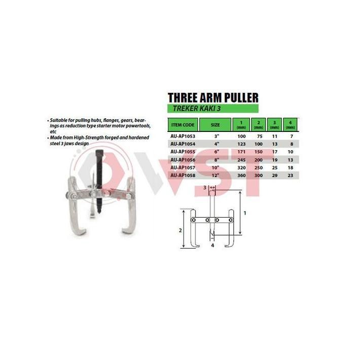 Tekiro Treker Kaki 3 6inch / Kaki3 6" / Treker Bearing