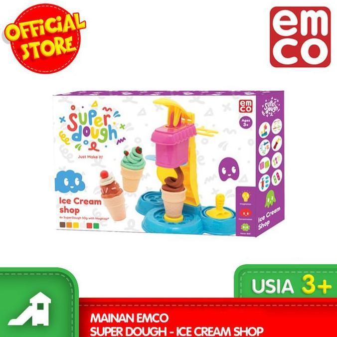 Mainan EMCO Super Dough - Ice Cream Shop