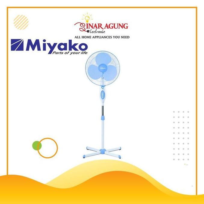 Kipas Angin Stand Fan Miyako KAS1618B / KAS-1618B / KAS 1618 B