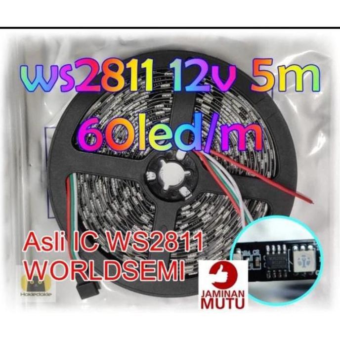 Lampu LED Strip RGB WS2811 SMD 5050