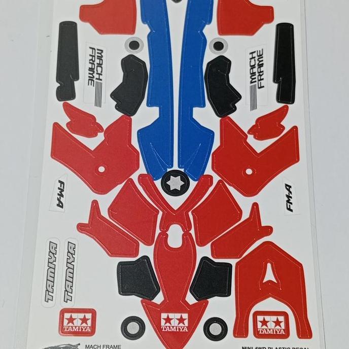DECAL MINI 4WD MACH FRAME/STICKER TAMIYA MACH FRAME