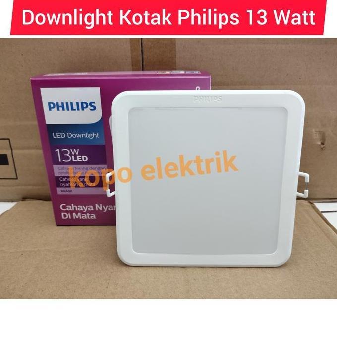 Lampu Led Downlight Philips 13 Watt Kotak 13w
