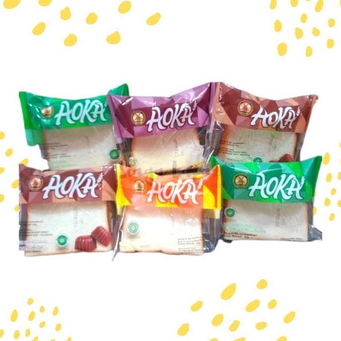 Roti Aoka 1 DUS KARTON All Varian Aneka Rasa