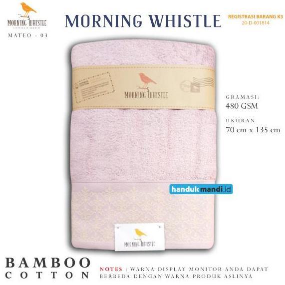 Terry Palmer Morning Whistle Handuk Mandi Asli Bamboo Towel