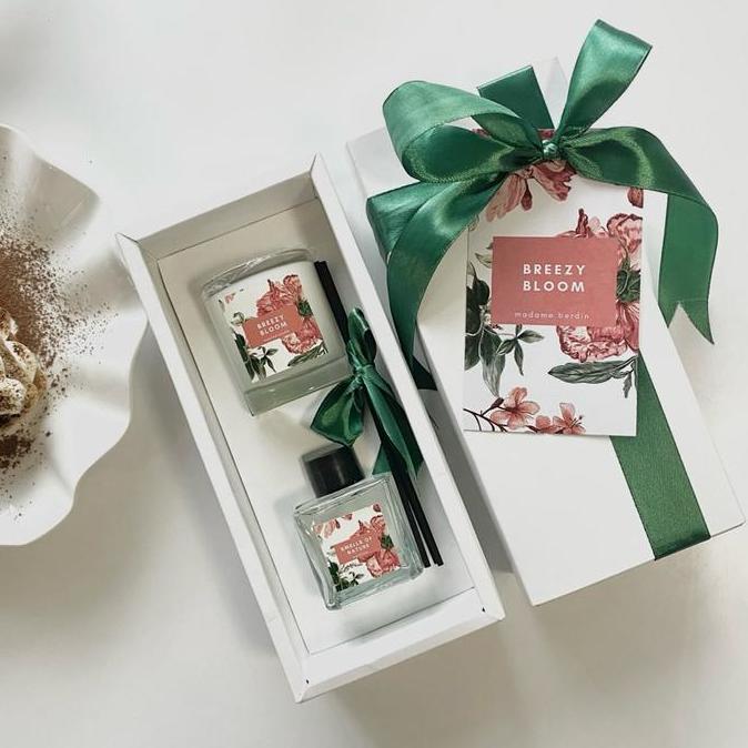 7 VARIAN HAMPERS SET SCENTED CANDLE REED DIFFUSER by madame berdin | Giftset Candle | Kado Ulangtahu