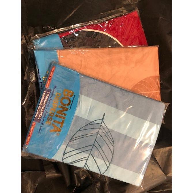 Sarung bantal BONITA isi 2 pcs, Sarung bantal BONITA EMILIA, Sarung BANTAL GULING BONITA