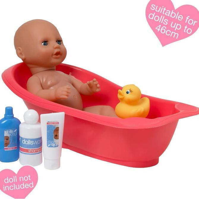 Dollsworld Bak Mandi Boneka Baby Bath Set Kids Bath Toy