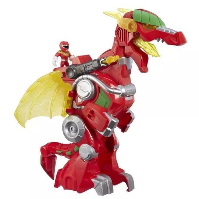 Playskool Heroes Power Rangers Figure Red Ranger Dragon Thunderzord