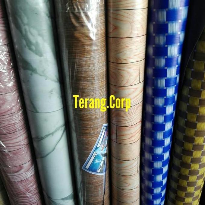 Karpet Vinyl plastik Meteran
