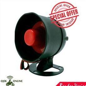 Toa Sirine Alarm Mobil 6 Suara Speaker Klakson Universal