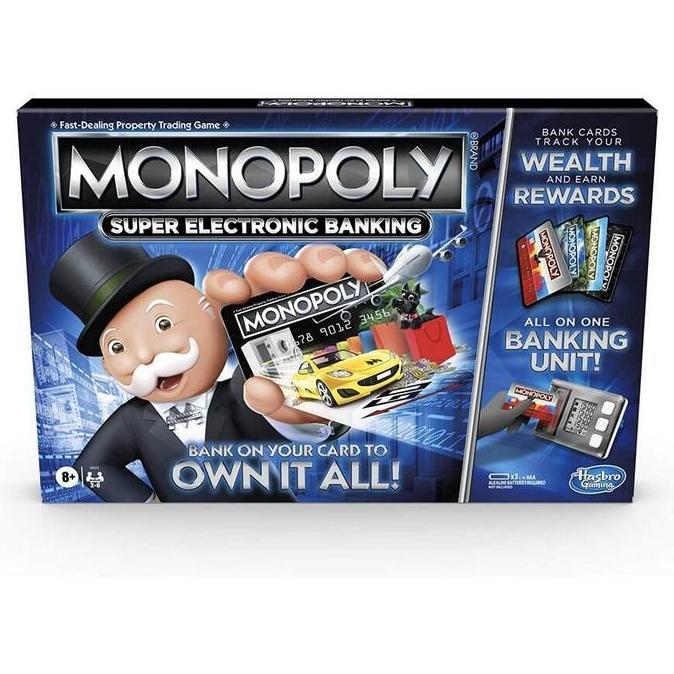 Monopoly Super Electronic Banking Board Game Hasbro