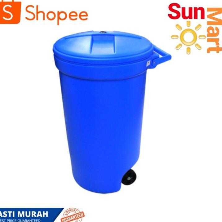 Tong Sampah 120 Liter Roda Maspion / Tempat Sampah Jumbo Plastik