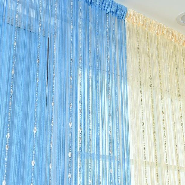 Tirai Pintu Mute Kuaci/ Tirai Benang Pintu/ Tirai Dekorasi/ Tirai Pembatas Ruangan/ Tirai Pintu