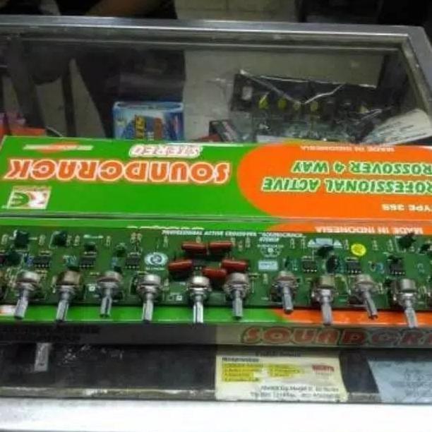 Kit aktif crossover 4 way stereo