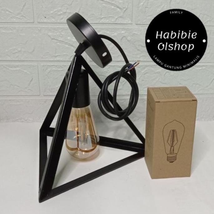 Lampu Gantung Minimalis Lampu Cafe Segitiga