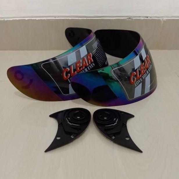 Kaca helm full face pnp bmc blade, mds sparta, trx-r standar honda