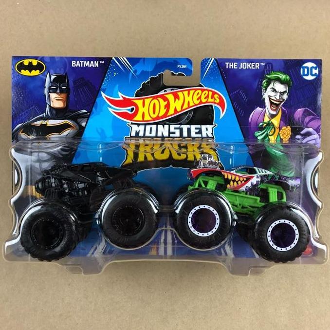 Hot Wheels Monster Trucks Diecast Double Demolition Batman VS The Joker