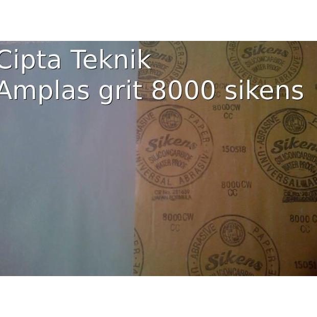 Powerx- Amplas Grit 8000 Sikens Silicone  Carbide Waterproof Cc8000Cw