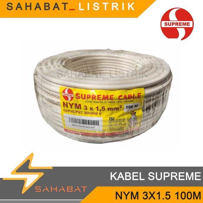 Denki- Kabel Listrik Supreme Nym 3X1.5 100M 3X1,5