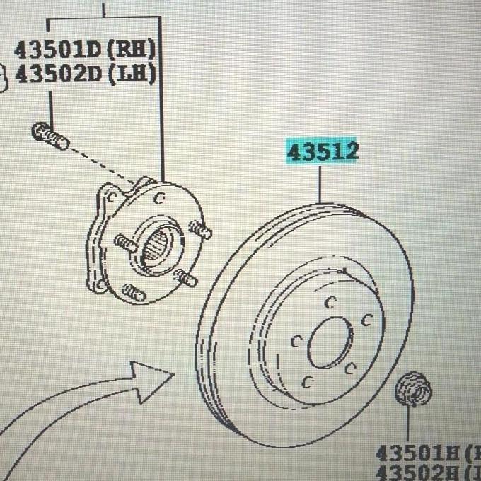 Disc Brake / Piringan Rem Cakram Alphard Vellfire Anh20 Estima Brembo Set