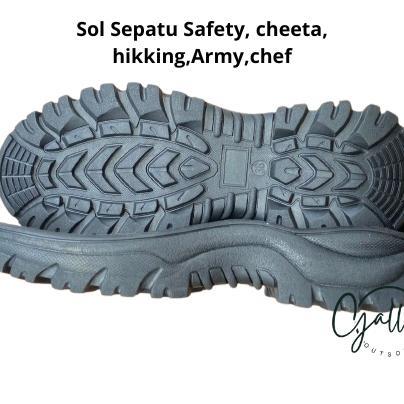 Sol Sepatu Safety Bahan Karet Alas Sepatu Cheeta King Alas Sepatu Safety Anti Slip