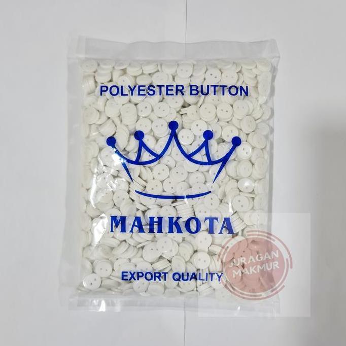 Lansungaja- Kancing Kemeja Lubang 2 Dan Lubang 4 Mahkota Ukuran 18L (11.5Mm) Isi 10 Gross- Kancing B