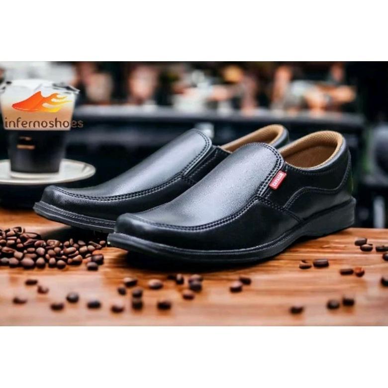 Murah Sepatu Pantofel Pria Casual Hitam Buat Lamaran
