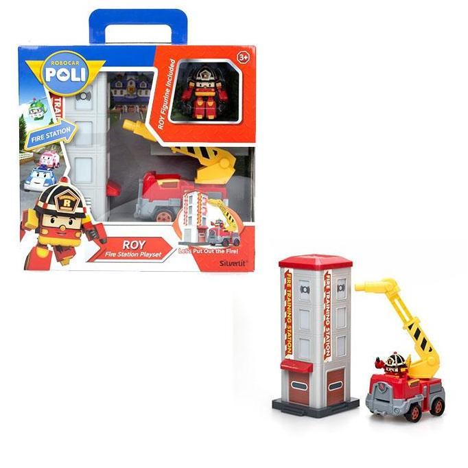 Robocar Poli Roy Fire Station Figure