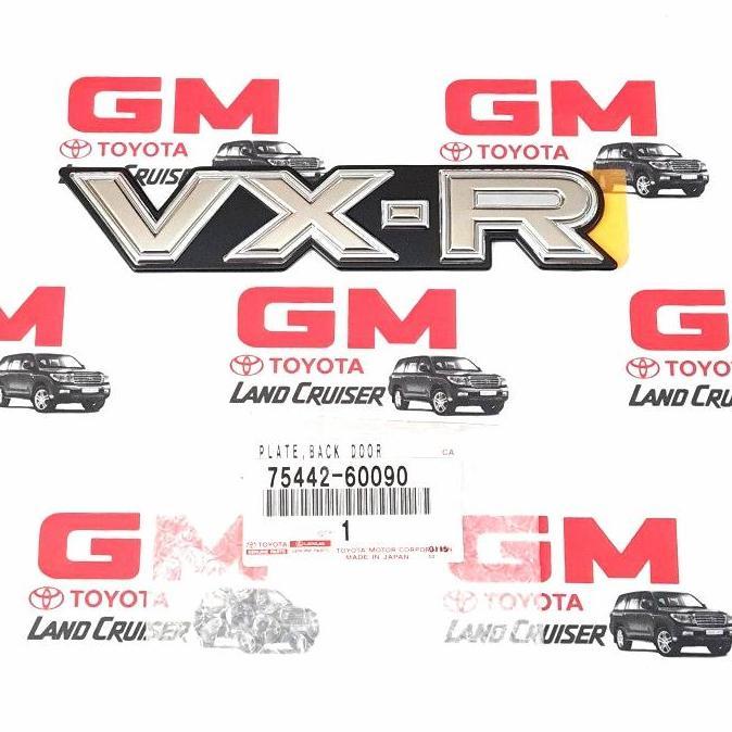 Emblem Vx-R Vx80 Land Cruiser Ori Orisinil