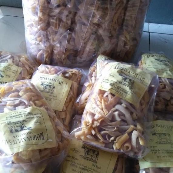 krupuk kulit rambak sapi(mentah)