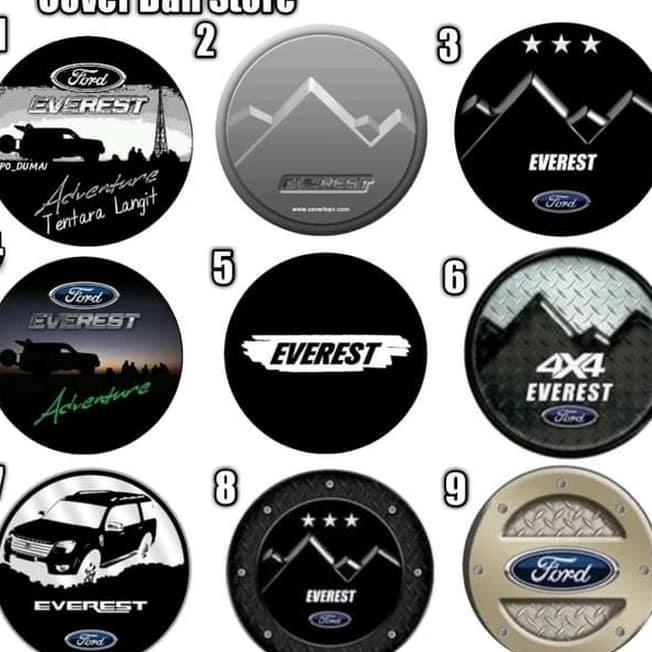 Cover Ban Sarung Serep Mobil Everest